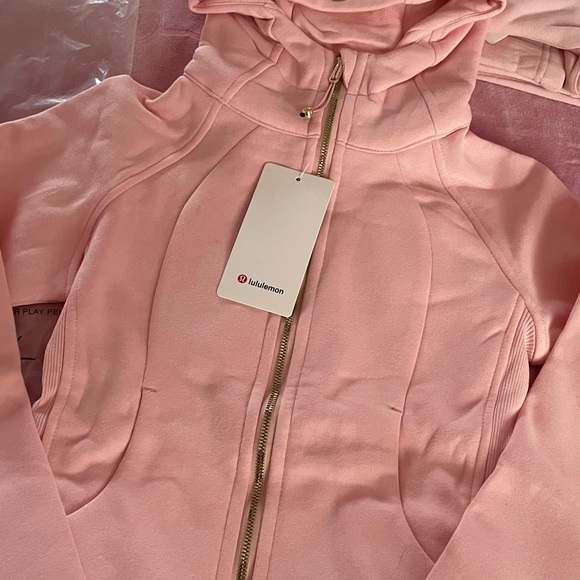 Lululemon Pink Scuba Hoodie Set - Picture 1 of 6
